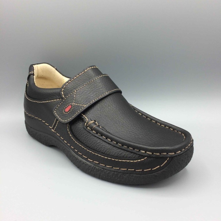 Vergevingsgezind Treble Annoteren Wolky roll strap schoenen met klittenband zwart - Vermeulen Modeschoenen  Dongen