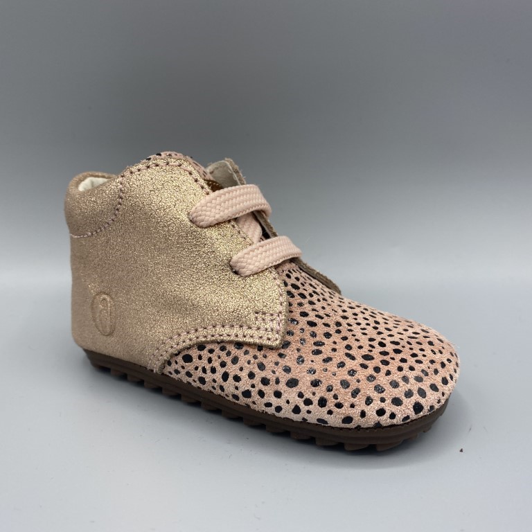 Shoesme babyproof boot roze stippen - Modeschoenen Dongen