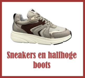 Sneakers en halfhoge boots