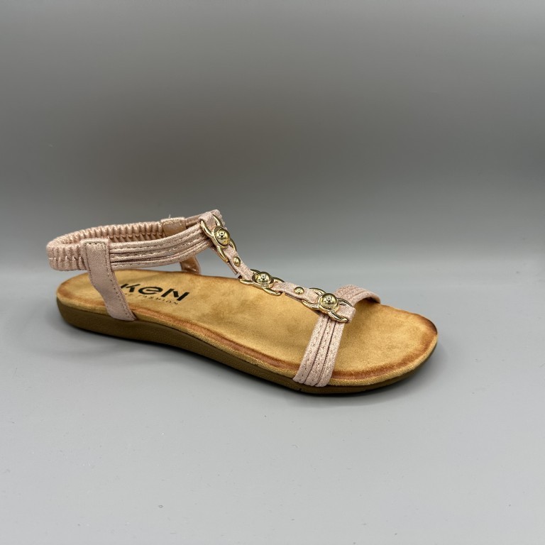 051 Bridge sandalen roze goud