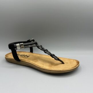050 Bridge sandalen zwart