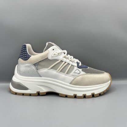 004 VIA VAI sneakers beige blauw