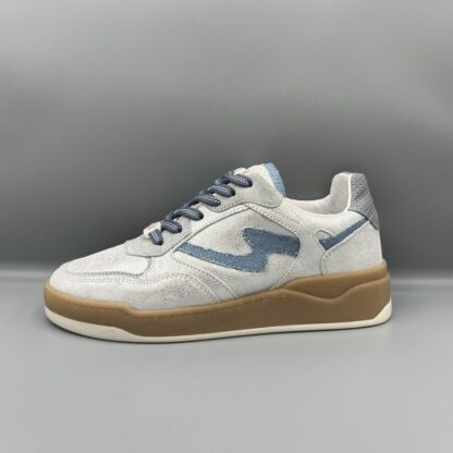 016 VIA VAI sneakers zilver blauw