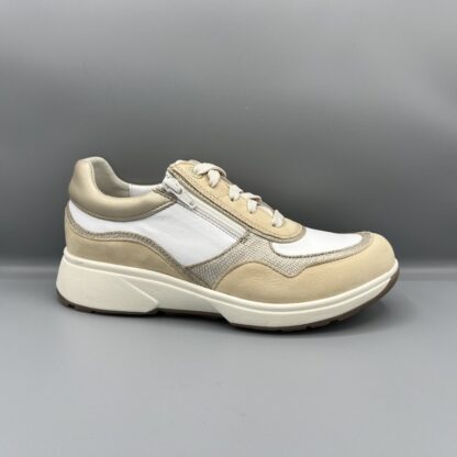 077 Xsensible sneakers wit beige