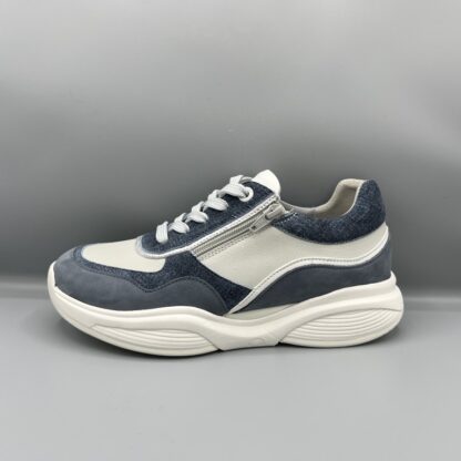 079 Xsensible sneakers wit blauw