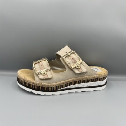 231 Rieker slippers beige