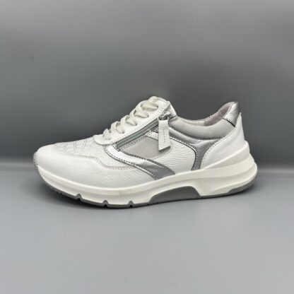 296 Aco sneakers wit zilver