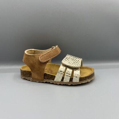 102 Develab sandalen cognac goud