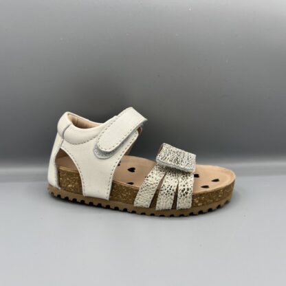 105 Develab sandalen wit zilver