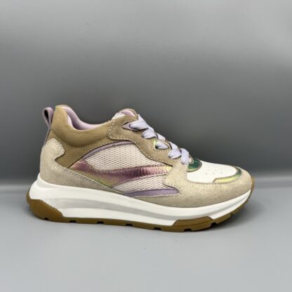 171 Braqeez sneakers beige lila