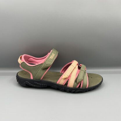 301 Teva sandalen groen roze