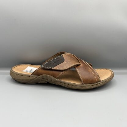 404  Rieker slippers cognac