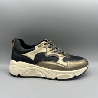 022 Bridge sneaker goud zwart beige