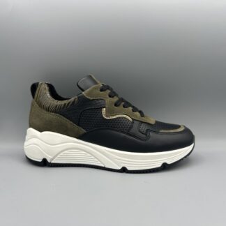 024 Bridge sneaker zwart groen