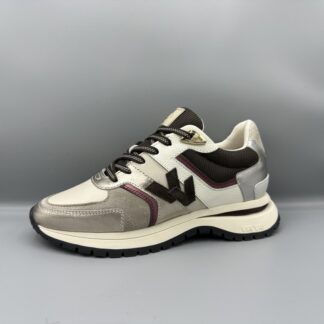 001 VIA VAI sneakers wit grijs zilver