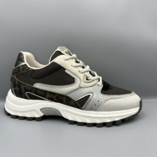 003 VIA VAI sneakers beige bruin panter