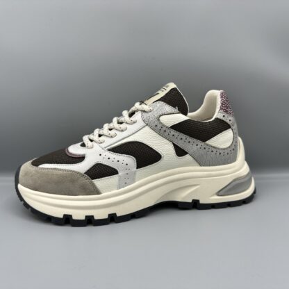 005 VIA VAI sneakers grijs beige zwart