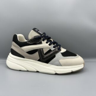009 VIA VAI sneakers grijs beige zwart
