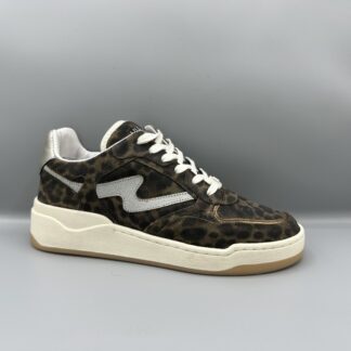 013 VIA VAI sneakers bruin zwart panter