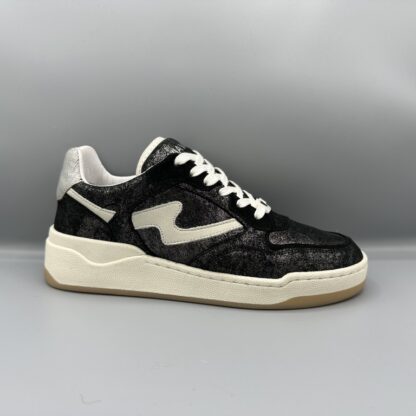015 VIA VAI sneakers zwart metallic