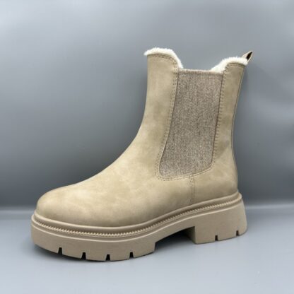 044 Marco Tozzi laarsje beige