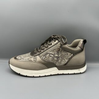 053 Tamaris sneakers beige brons snake