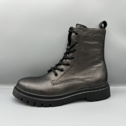 057 Tamaris bikerboot zilver metallic