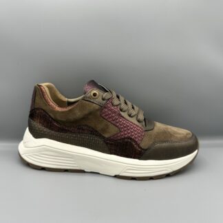 069 Xsensible sneakers brons bruin bordeaux