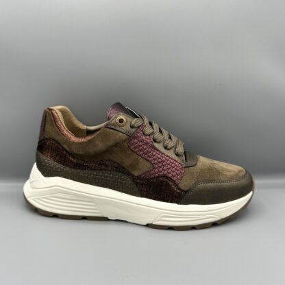 069 Xsensible sneakers brons bruin bordeaux