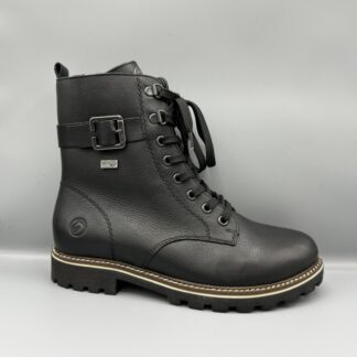 112 Remonte bikerboot zwart bont