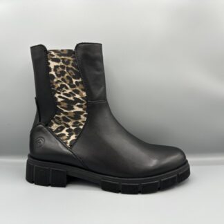 115 Remonte chelsea boot zwart panter