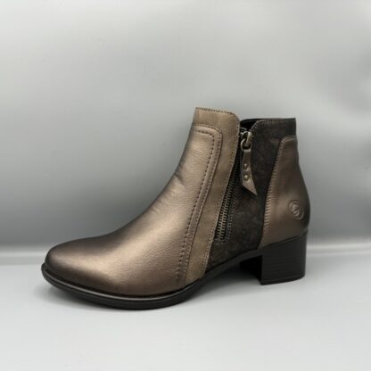 116 Remonte laarsje brons metallic
