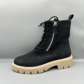 136 Caprice bikerboot blauw nubuck