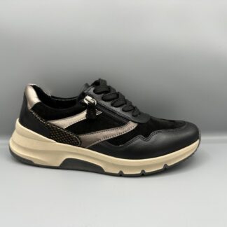 153 Aco Sense sneakers zwart brons