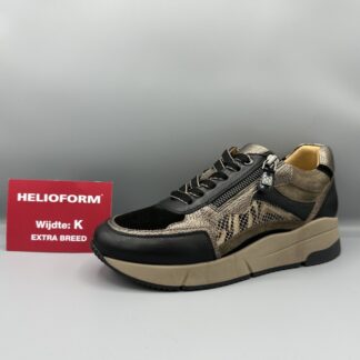 161 Helioform sneakers zwart brons