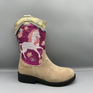 297 Shoesme western laarsje cognac unicorn