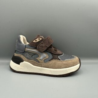 314 Shoesme sneakers taupe blauw