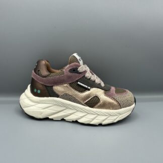 341 Bunnies jr. sneakers bruin zalm