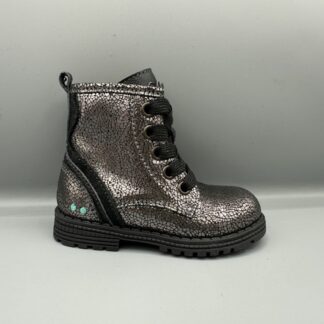 346 Bunnies jr. bikerboot zilver metallic