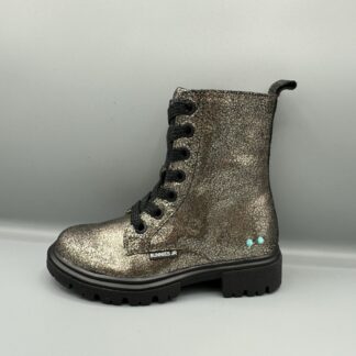 348 Bunnies jr. bikerboot zilver metallic