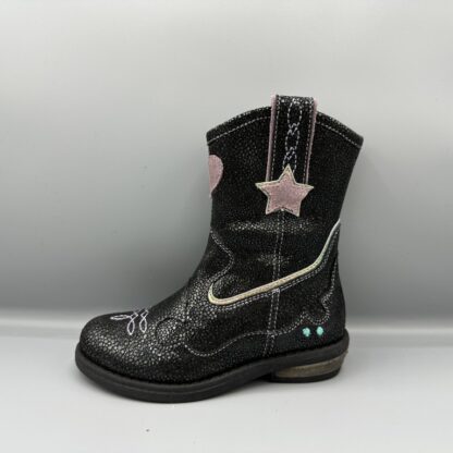 353 Bunnies jr. western laarsje zwart metallic