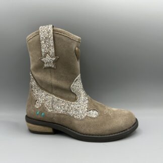 356 Bunnies jr. western laarsje beige glitter