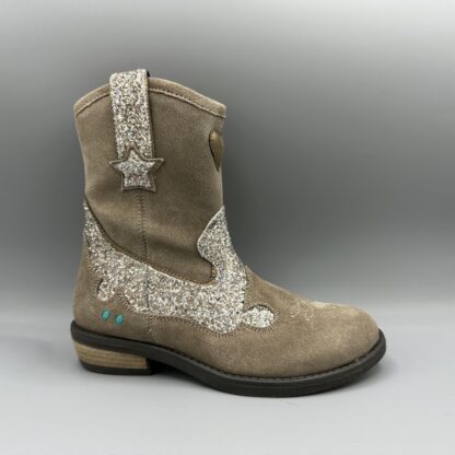 356 Bunnies jr. western laarsje beige glitter