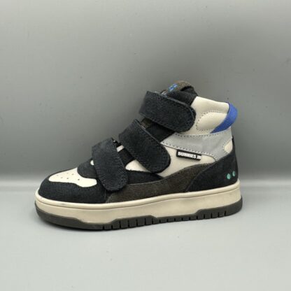 367 Bunnies jr.  schoenen met klittenband blauw beige