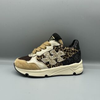 372 Pinocchio sneakers cognac panter