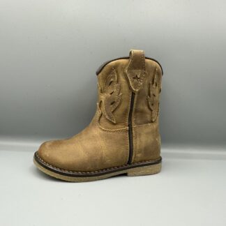 377 Pinocchio western laarsje cognac