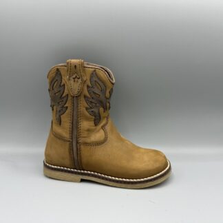 377 Pinocchio western laarsje cognac