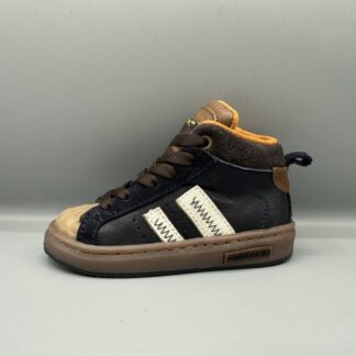 383 Pinocchio boot blauw cognac