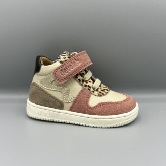386 Develab boot beige roze groen