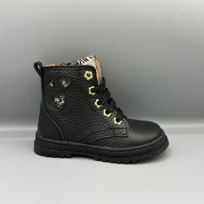 390 Develab bikerboot zwart hartjes